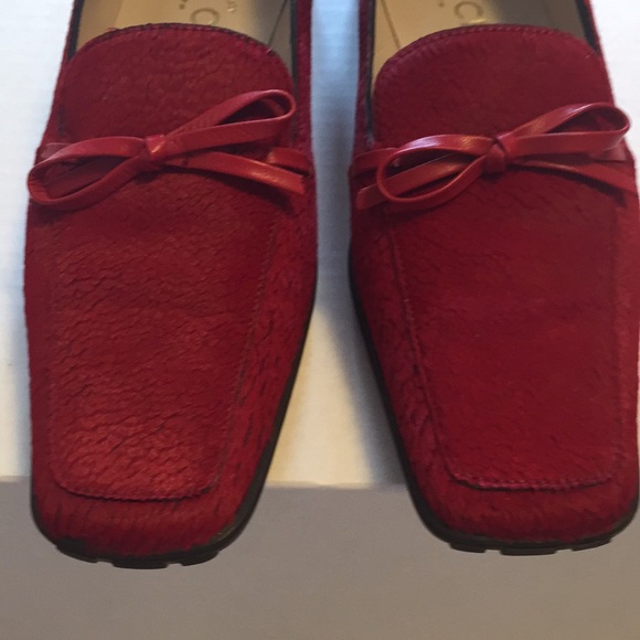 Chanel Loafers size 36 Red w Leather and Fur - Picture 3 of 15